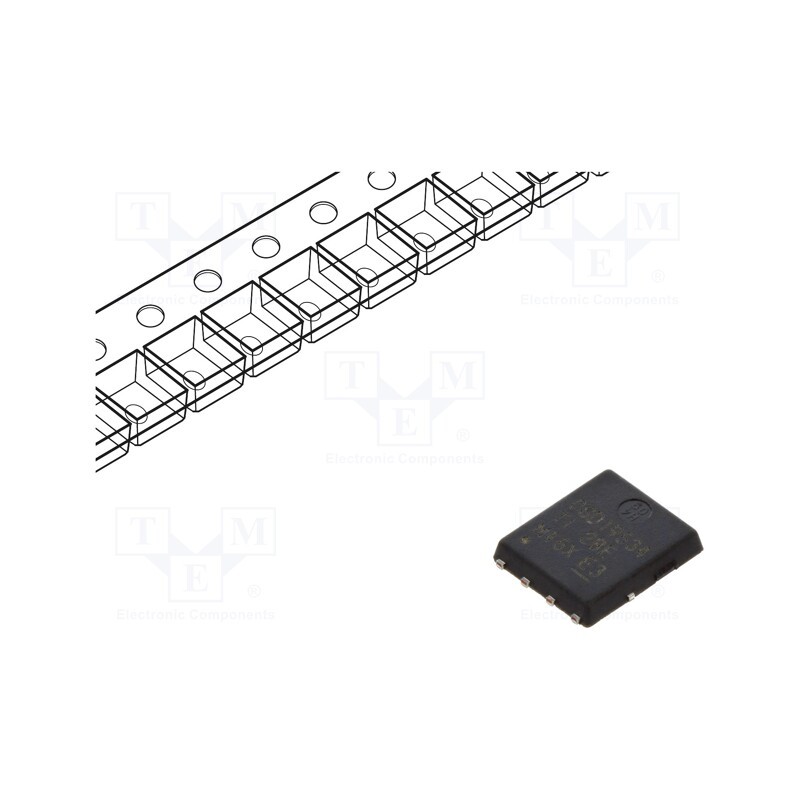 1 pcs x TEXAS INSTRUMENTS - CSD19534Q5A - Transistor: N-MOSFET, unipolar, 100V, 50A, 63W, VSONP8, 5x6mm