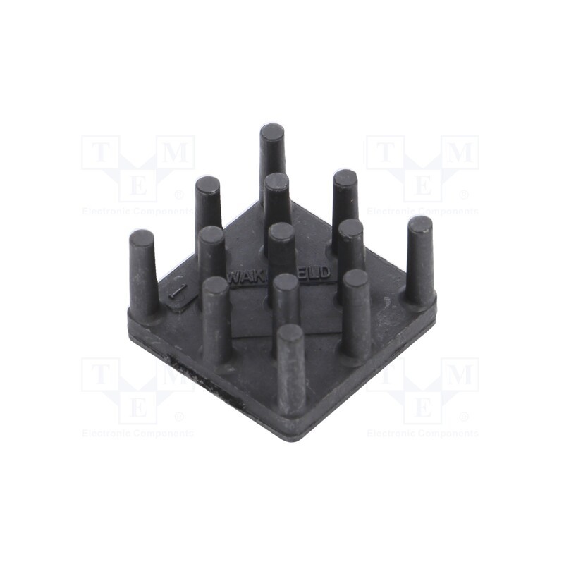 1 pcs x Wakefield Thermal - D10650-40 - Heatsink: extruded, grilled, BGA, L: 16.5mm, W: 16.5mm, H: 10.2mm