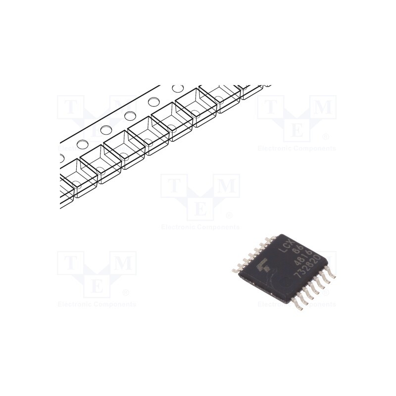 3 pcs x TOSHIBA - 74LCX86FT(AJ) - IC: digital, XOR, Ch: 4, IN: 2, SMD, TSSOP14, 1.65÷3.6VDC, -40÷125°C