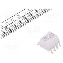 1 pcs x ONSEMI - FOD8012AR2 - Optocoupler, SMD, Ch: 1, OUT: logic, 15Mbps, SO8, 20kV/μs