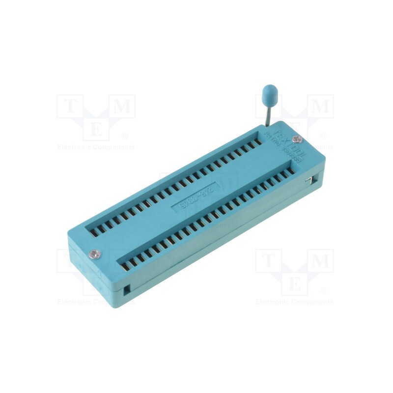 1 pcs x CONNFLY - DS1044-480G - Socket: integrated circuits, ZIF, DIP48, 15.24mm, THT, demountable