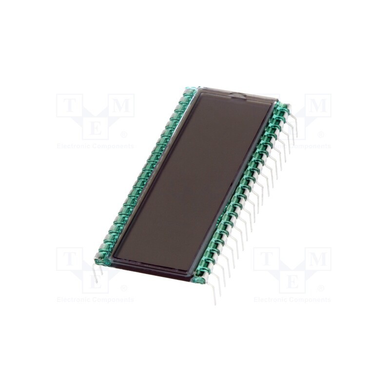 1 pcs x DISPLAY ELEKTRONIK - DE 127-RS-20/6,35 - Display: LCD, 7-segment, STN Positive, No.of dig: 4, Char: 8.9mm