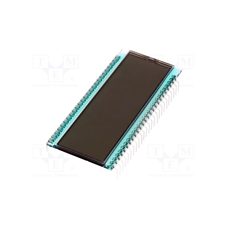 1 pcs x DISPLAY ELEKTRONIK - DE 122-RS-20/6,35 - Display: LCD, 7-segment, STN Positive, No.of dig: 6, Char: 12.7mm