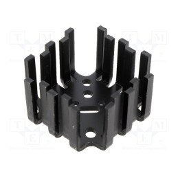 1 pcs x ALUTRONIC - FI321/SE - Heatsink: extruded, SOT32,TO3,TO66,TO9, black, L: 46mm, W: 46mm