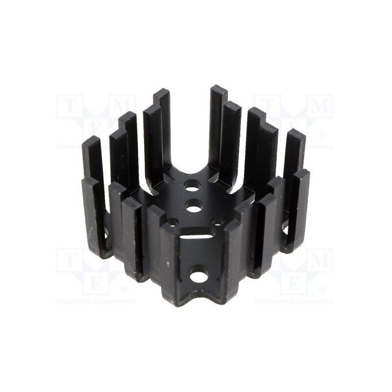 1 pcs x ALUTRONIC - FI321/SE - Heatsink: extruded, SOT32,TO3,TO66,TO9, black, L: 46mm, W: 46mm