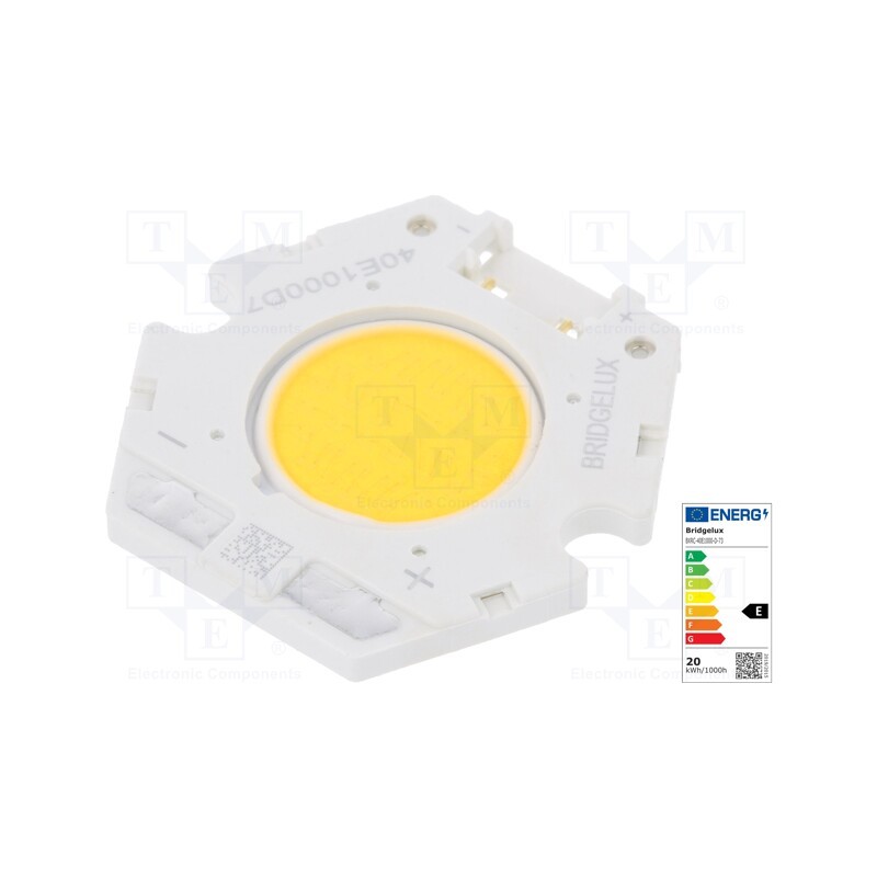 1 pcs x BRIDGELUX - BXRC-40E1000-D-73 - Power LED, COB, 120°, 350mA, P: 8.8W, 1316lm, CRImin: 80, 150lm/W