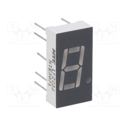 1 pcs x NTE Electronics - NTE3071 - Display: LED, 7-segment, 10.6mm, 0.4', No.char: 1, amber, 24÷60mcd