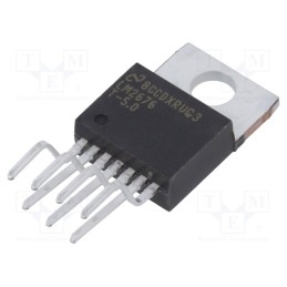 1 pcs x TEXAS INSTRUMENTS - LM2676T-5.0/NOPB - IC: PMIC, DC/DC converter, Uin: 8÷40VDC, Uout: 5VDC, 3A, TO220-7