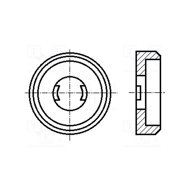 100 pcs x BOSSARD - 1388428 - Washer, round,specialist, M4, D10.5mm, h2.8mm, polyamide