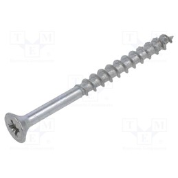 100 pcs x BOSSARD - 1347616 - Screw, for wood, 5x60, Head: countersunk, Pozidriv, PZ2, zinc, SPAX®