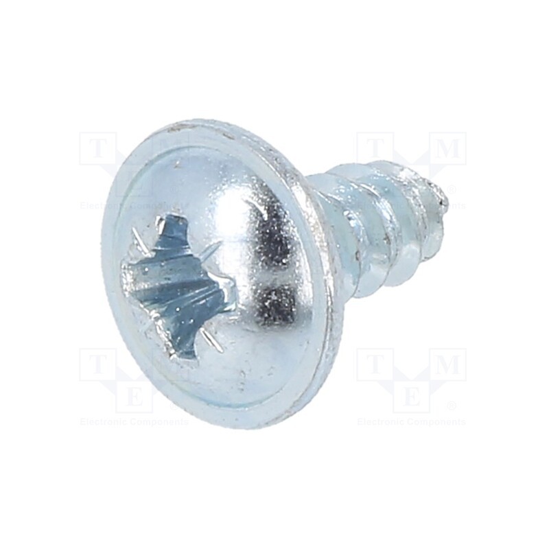 100 pcs x BOSSARD - 2099942 - Screw, with flange, 4.2x9.5, Head: button, Pozidriv, PZ2, steel