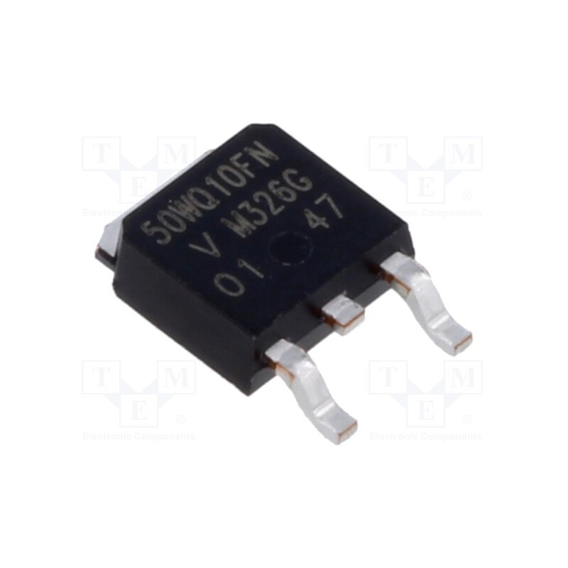 1 pcs x VISHAY - VS-50WQ10FN-M3 - Diode: Schottky rectifying, SMD, 100V, 5.5A, DPAK,