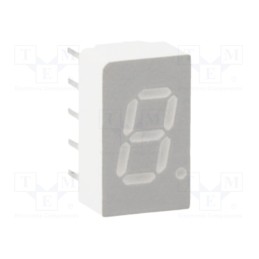 1 pcs x BROADCOM (AVAGO) - HDSP-A101 - Display: LED, 7-segment, 7.62mm, 0.3', No.char: 1, red, 0.315÷0.6mcd