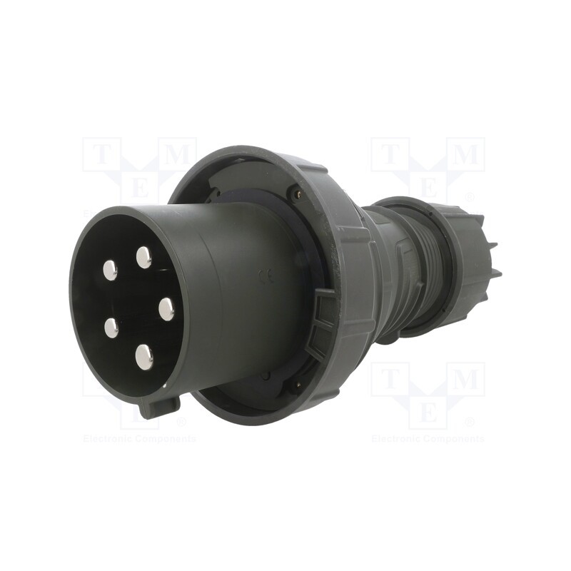 1 pcs x PCE - 045-6.U - Connector: AC supply 3-phase, plug, male, 125A, 400VAC, IEC 60309