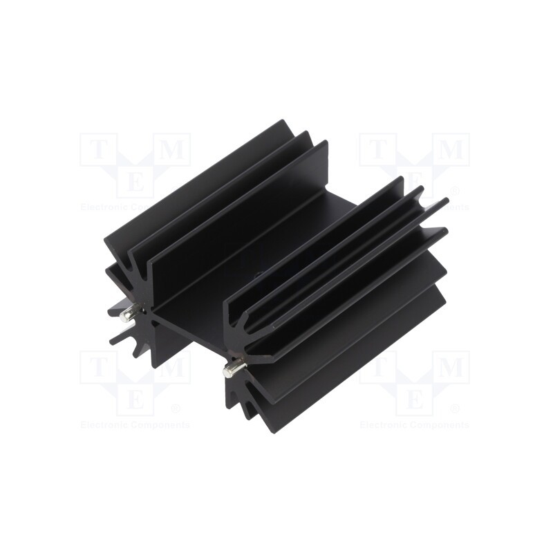1 pcs x Wakefield Thermal - 657-20ABEP - Heatsink: extruded, H, TO220, black, L: 41.9mm, W: 50.8mm, H: 25.4mm