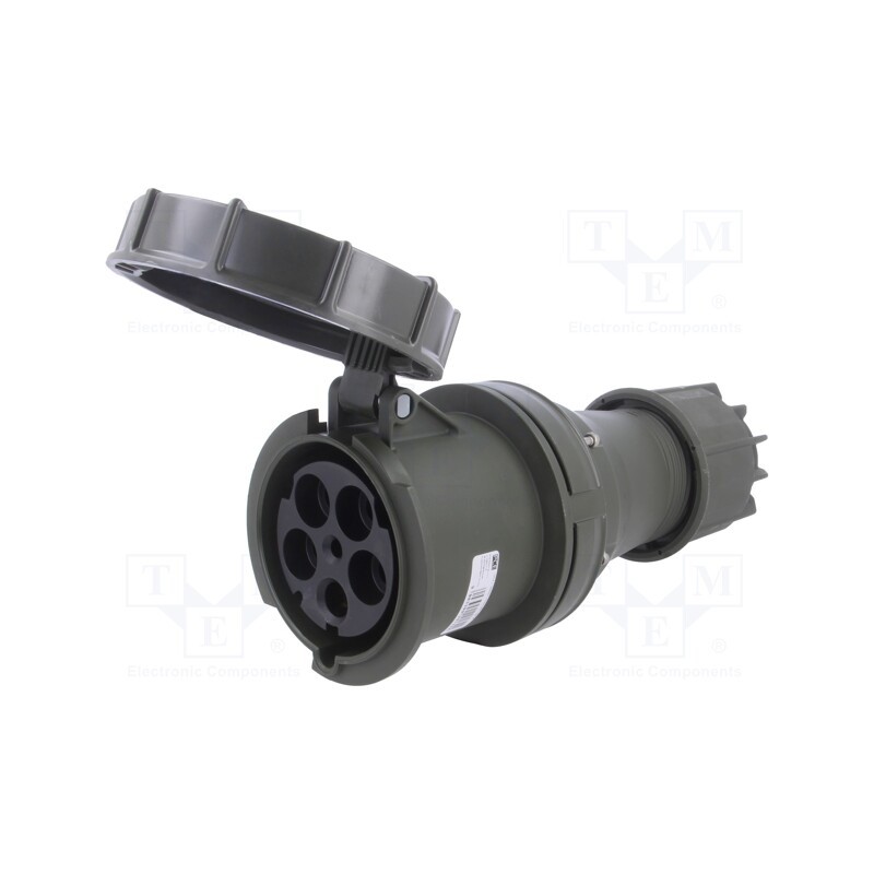 1 pcs x PCE - 245-6.U - Connector: AC supply 3-phase, socket, female, 125A, 400VAC, IP67