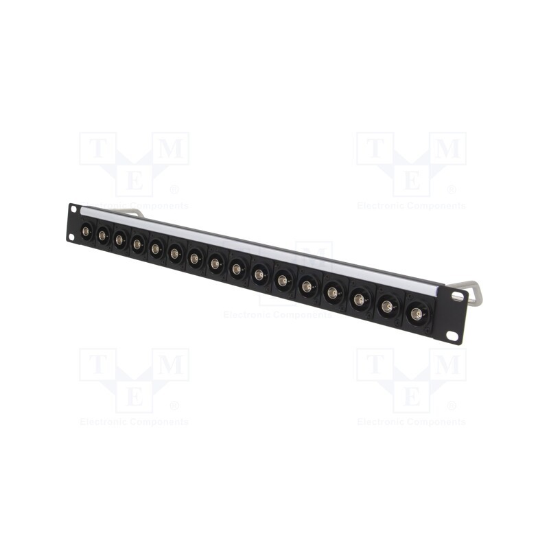 1 pcs x CLIFF - CP30170 - Coupler, patch panel, BNC socket,both sides, RACK, 75Ω, screw