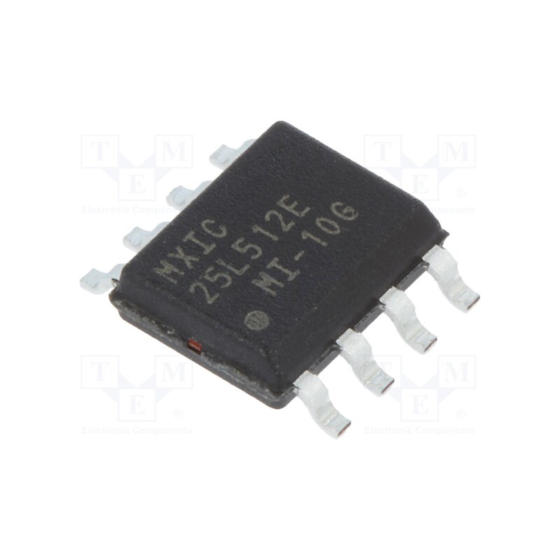 3 pcs x MACRONIX INTERNATIONAL - MX25L512EMI-10G/TUBE - IC: FLASH memory, 512kbFLASH, SPI, 104MHz, 2.7÷3.6V, SOP8, serial