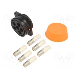 1 pcs x BULGIN - PXP9012/06/S - Connector: circular, socket, female, PIN: 6, Buccaneer 9000, IP68