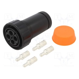 1 pcs x BULGIN - PXP9050/04/P/1 - Connector: circular, plug, male, PIN: 4, Buccaneer 9000, for cable