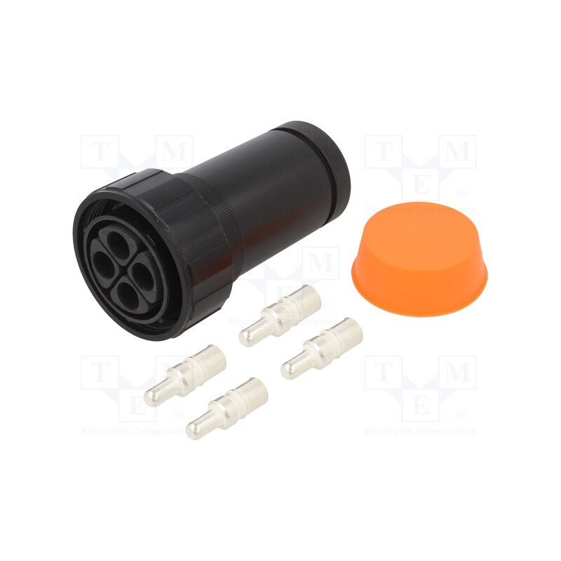 1 pcs x BULGIN - PXP9050/04/P/1 - Connector: circular, plug, male, PIN: 4, Buccaneer 9000, for cable