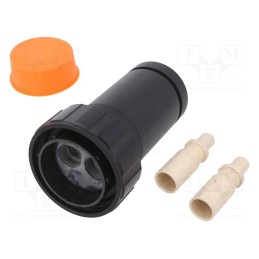 1 pcs x BULGIN - PXP9050/02/P/1 - Connector: circular, plug, male, PIN: 2, Buccaneer 9000, for cable