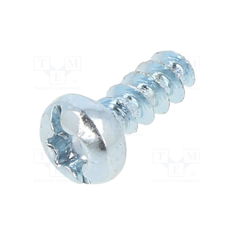 100 pcs x BOSSARD - 3148579 - Screw, for plastic, 3x8, Head: cheese head, slotted,Torx®, zinc