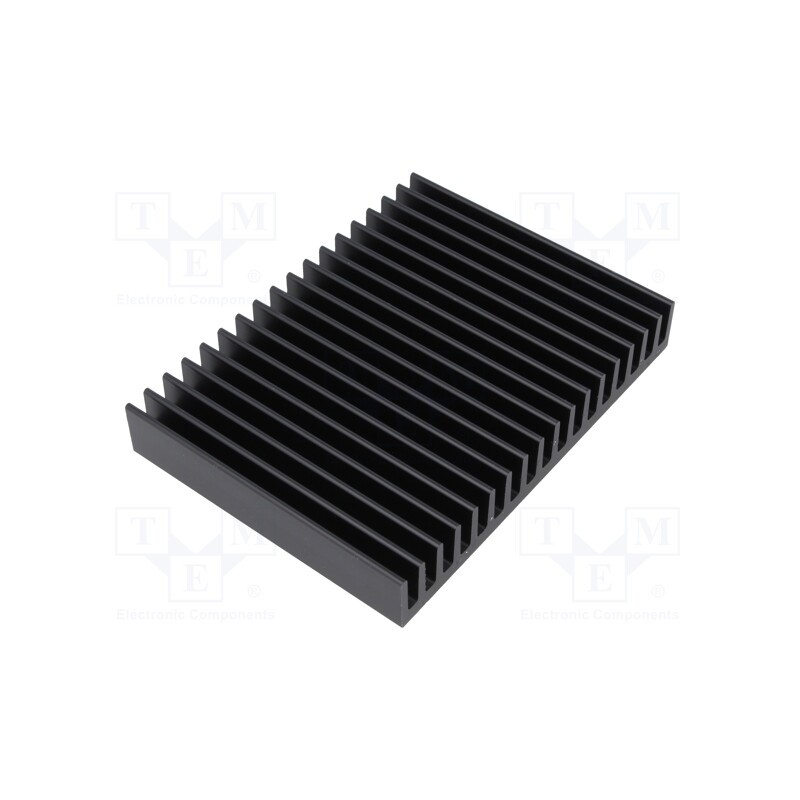 1 pcs x FISCHER ELEKTRONIK - SK81/75/SA - Heatsink: extruded, grilled, black, L: 75mm, W: 100mm, H: 15mm