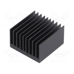 1 pcs x Advanced Thermal Solutions - ATS-54325R-C1-R0 - Heatsink: extruded, grilled, BGA, black, L: 32.5mm, W: 32.5mm