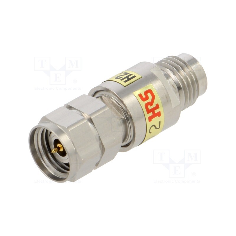 1 pcs x HIROSE - H2.4-AT(0)-PJ - Attenuator, 2.4mm-AT male,2.4mm-AT female, Insulation: PTFE, 50Ω