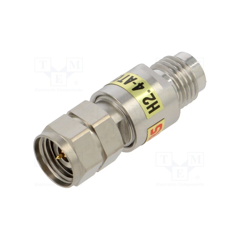 1 pcs x HIROSE - H2.4-AT(9)-PJ - Transition: attenuator, 2.4mm-AT, for cable, straight, 50Ω, 50GHz