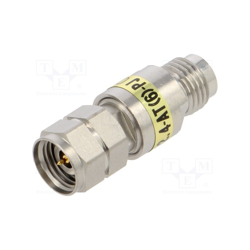 1 pcs x HIROSE - H2.4-AT(6)-PJ - Transition: attenuator, 2.4mm-AT, for cable, straight, 50Ω, 50GHz