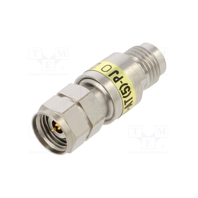 1 pcs x HIROSE - H2.4-AT(5)-PJ - Transition: attenuator, 2.4mm-AT, for cable, straight, 50Ω, 50GHz