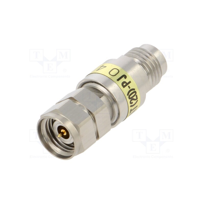 1 pcs x HIROSE - H2.4-AT(20)-PJ - Transition: attenuator, 2.4mm-AT, for cable, straight, 50Ω, 50GHz