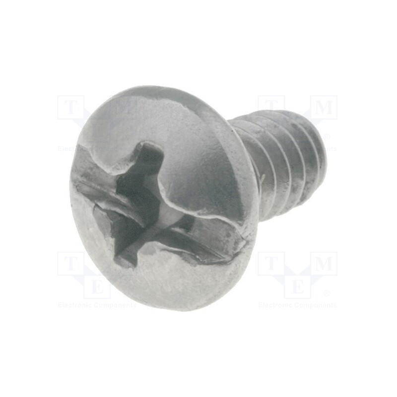 100 pcs x KEYSTONE - 9903 - Screw, UNC6-32x6.4, 32, Head: cheese head, Phillips, PH2