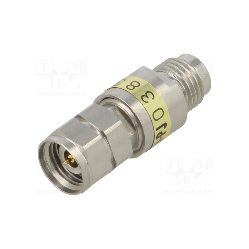 1 pcs x HIROSE - H2.4-AT(10)-PJ - Transition: attenuator, 2.4mm-AT, for cable, straight, 50Ω, 50GHz