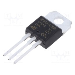 1 pcs x STMicroelectronics - BTB12-600BRG - Triac, 600V, 12A, TO220AB, Igt: 50mA