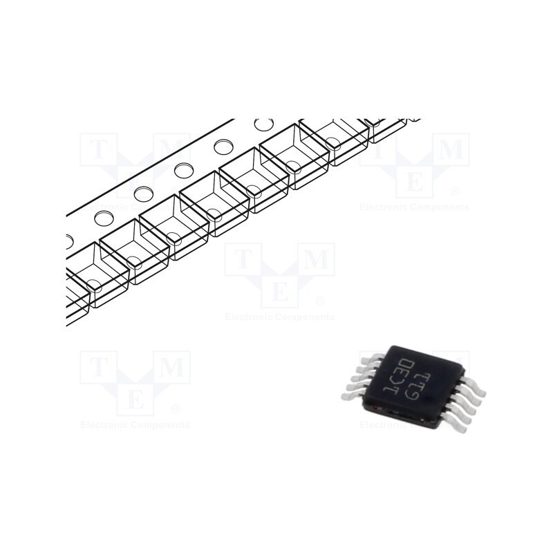 1 pcs x TEXAS INSTRUMENTS - LM4811MM/NOPB - IC: audio amplifier, Pout: 105mW, 2÷5.5VDC, Ch: 2, Amp.class: AB
