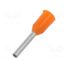 1000 pcs x BM GROUP - BM91501 - Tip: bootlace ferrule, insulated, copper, 0.5mm2, 8mm, tinned, tape