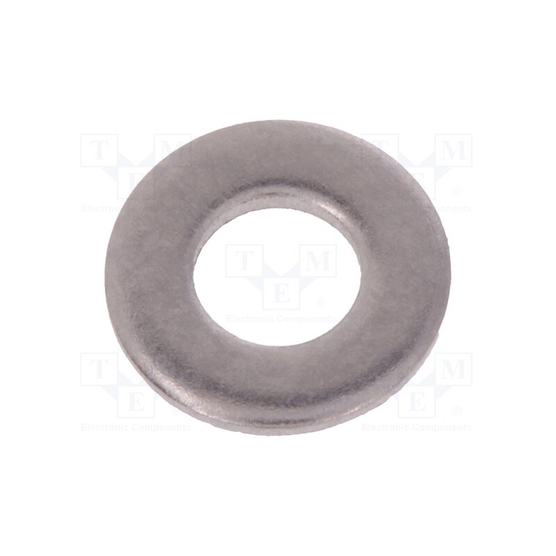 100 pcs x KRAFTBERG - K2.7/D125-A4 - Washer, round, M2,5, D6.5mm, h0.5mm, acid resistant steel A4