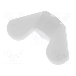 100 pcs x FIX&FASTEN - FIX-SMO-3 - Nut, winged, M3, 0.5, polyamide, UL94V-2