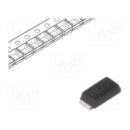 5 pcs x TAIWAN SEMICONDUCTOR - SS14M RS - Diode: Schottky rectifying, SMD, 40V, 1A, microSMA,