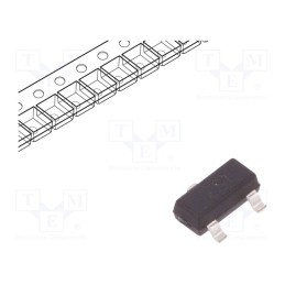 3 pcs x DIODES INCORPORATED - ZHCS1000TA - Diode: Schottky rectifying, SMD, 40V, 1A, SOT23,