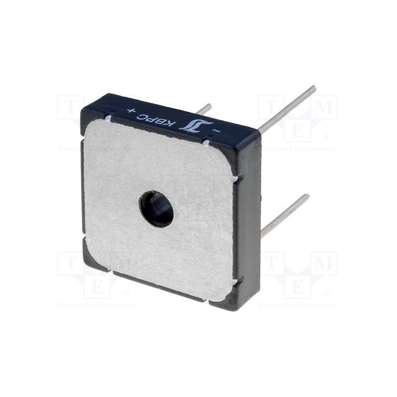 1 pcs x DIOTEC SEMICONDUCTOR - KBPC3514WP - Bridge rectifier: single-phase, Urmax: 1.4kV, If: 35A, Ifsm: 270A