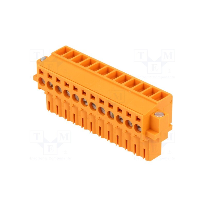 1 pcs x WEIDMu00dcLLER - 1606740000 BL 3.50/12/180F SN OR BX - Pluggable terminal block, 3.5mm, ways: 12, straight, plug, female