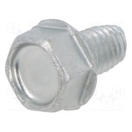 100 pcs x BOSSARD - 1540920 - Screw, 5x8, Head: hexagonal, none, 8mm, hardened steel, zinc