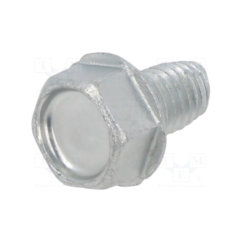 100 pcs x BOSSARD - 1540920 - Screw, 5x8, Head: hexagonal, none, 8mm, hardened steel, zinc