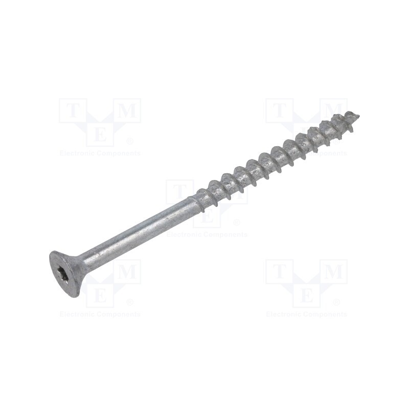 100 pcs x BOSSARD - 3373520 - Screw, for wood, 5x70, Head: countersunk, Torx®, TX20, WIROX®, SPAX®
