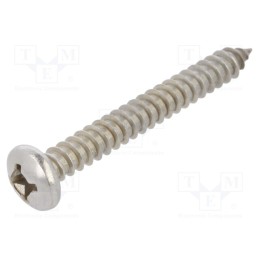 100 pcs x KRAFTBERG - K5.5X45/D7981C-A2 - Screw, 5.5x45, Head: cheese head, Phillips, PH3, Øhead: 10.8mm