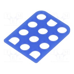 1 pcs x TE Connectivity - 794279-1 - Profile gasket, Universal MATE-N-LOK, 6.35mm, PIN: 12, Layout: 4x3